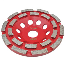 cold press 180mm double row Abrasive Stone Diamond Turbo Cup grinding wheels for Granite /Marble /Concrete